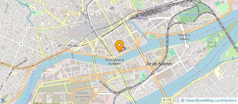 localisation de l'entreprise SCI VERT EMERAUDE à NANTES