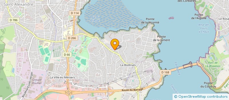 localisation de l'entreprise SCI VERT EMERAUDE  DINARD