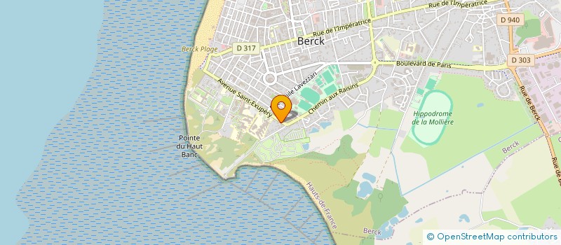 localisation de l'entreprise SCI VERT ET BLEU à BERCK