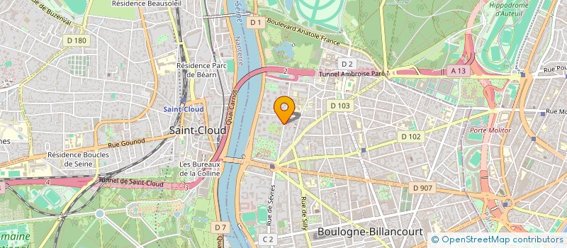localisation de l'entreprise SCI VERT ET COMPAGNIE à BOULOGNE-BILLANCOURT