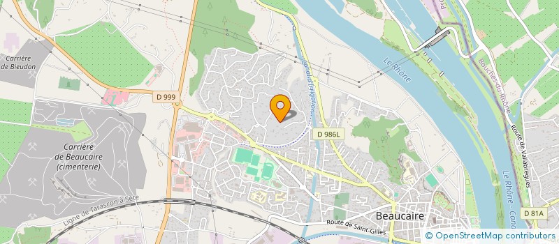 localisation de l'entreprise SCI VERT HOTEL  BEAUCAIRE