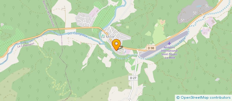 localisation de l'entreprise SCI VERT KAWA  LA MOLE