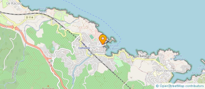 localisation de l'entreprise SCI VERT LOGIS  COLLIOURE