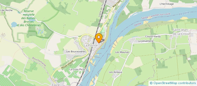 localisation de l'entreprise SCI VERT LOIRE  BOUCHEMAINE