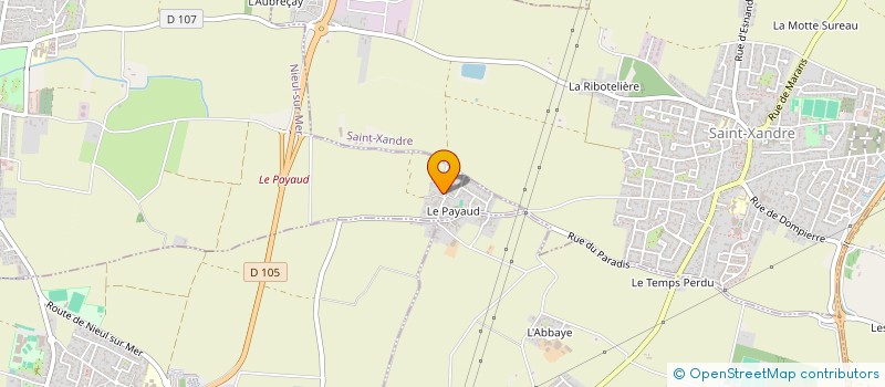 localisation de l'entreprise SCI VERT MARINE  NIEUL-SUR-MER