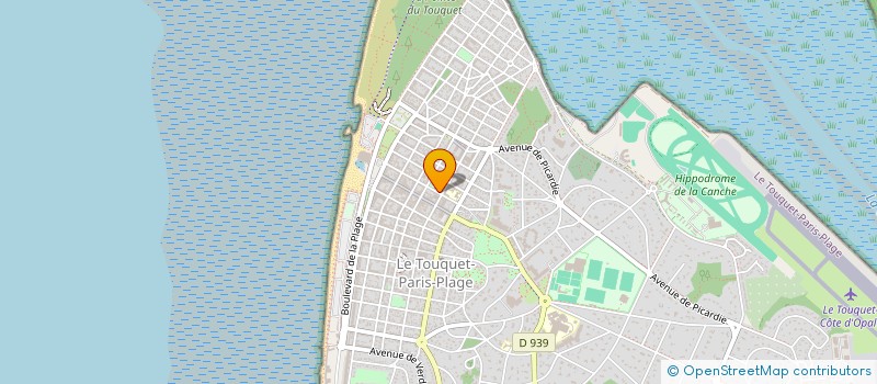 localisation de l'entreprise SCI VERT OPALE à LE TOUQUET-PARIS-PLAGE