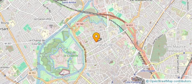localisation de l'entreprise SCI VERT OPALINE à LILLE