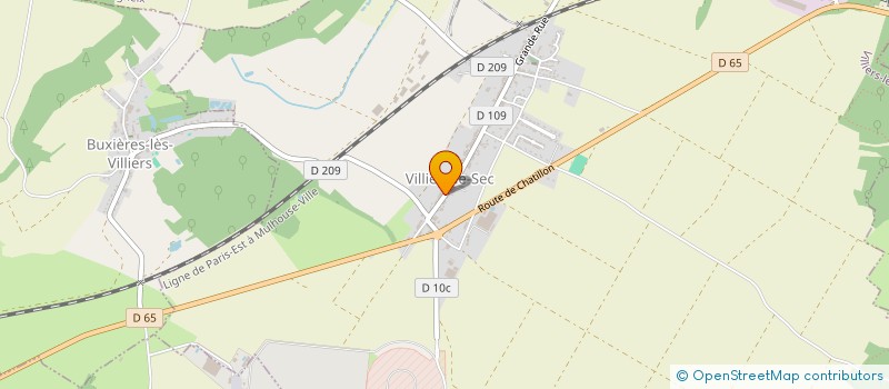 localisation de l'entreprise SCI VERT PASSION à VILLIERS-LE-SEC