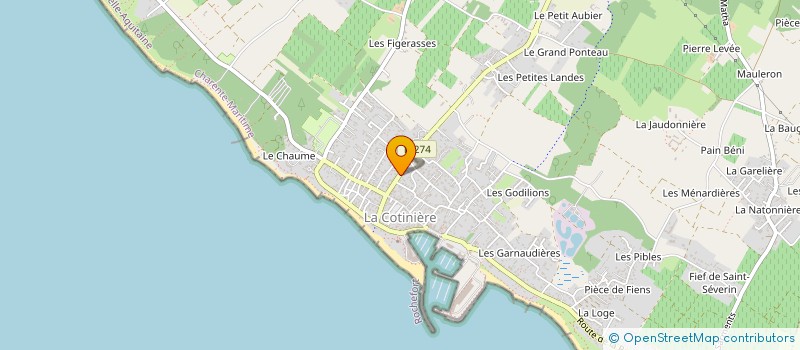 localisation de l'entreprise SCI VERT POMME  SAINT-PIERRE-D'OLERON