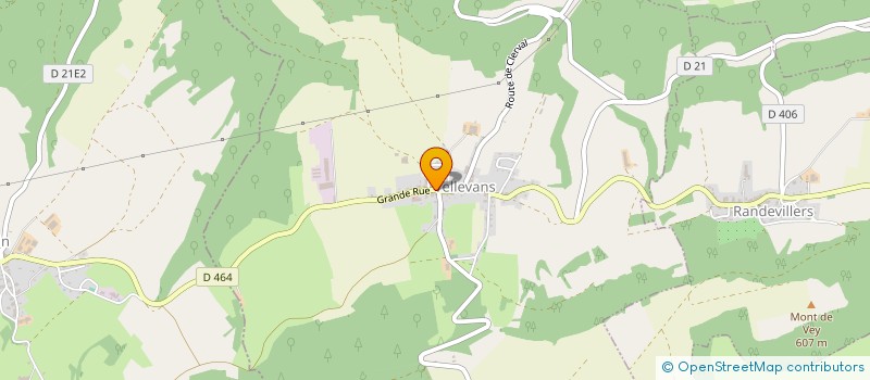 localisation de l'entreprise SCI VERT POMME  VELLEVANS