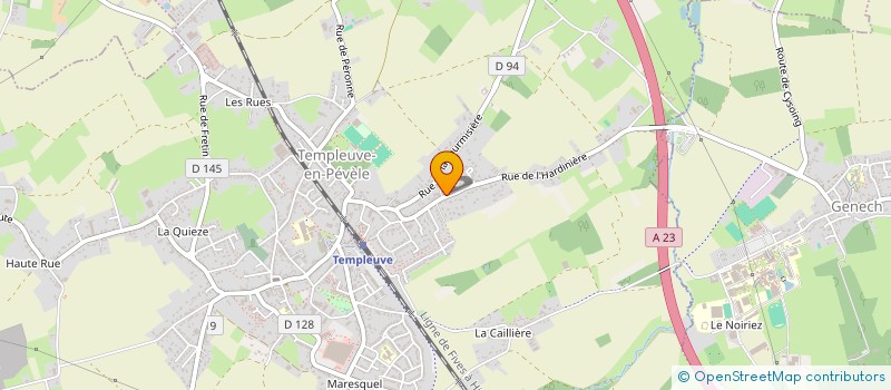 localisation de l'entreprise SCI VERTAIN 67  TEMPLEUVE-EN-PEVELE