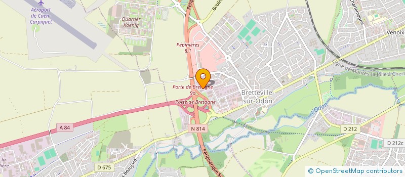 localisation de l'entreprise SCI VERTE  BRETTEVILLE-SUR-ODON