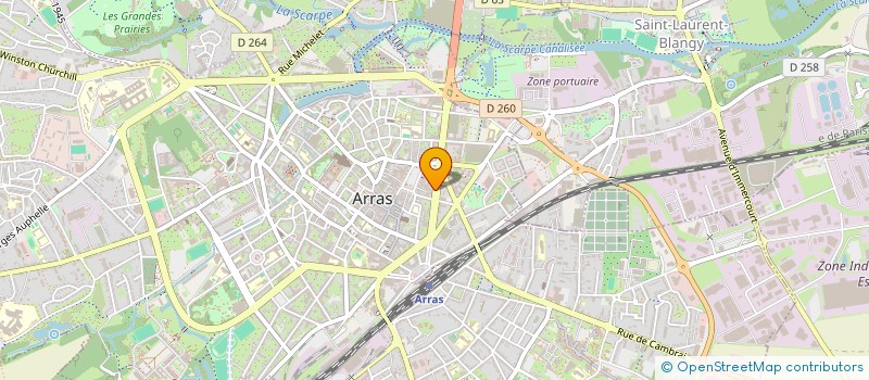 localisation de l'entreprise SCI VERTE VALLEE à ARRAS