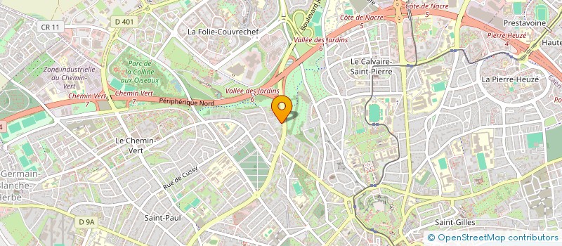 localisation de l'entreprise SCI VERTE VALLEE à CAEN