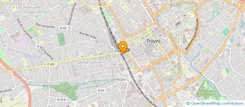 localisation de l'entreprise SCI VERTIERES à TROYES