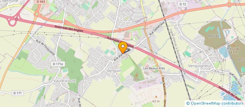 localisation de l'entreprise SCI VERTIGOH  VERQUIN