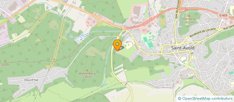 localisation de l'entreprise SCI VERTMONT  SAINT-AVOLD