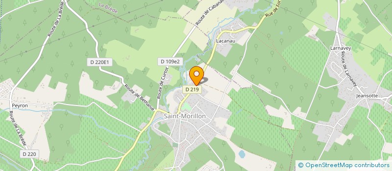 localisation de l'entreprise SCI VERTREYTIN  SAINT-MORILLON