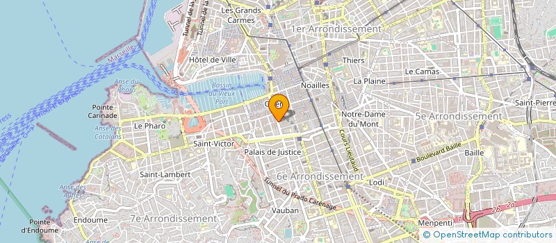 localisation de l'entreprise SCI VERTUS à MARSEILLE