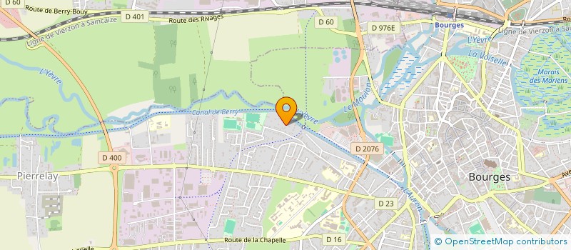 localisation de l'entreprise SCI VERTVAU  BOURGES