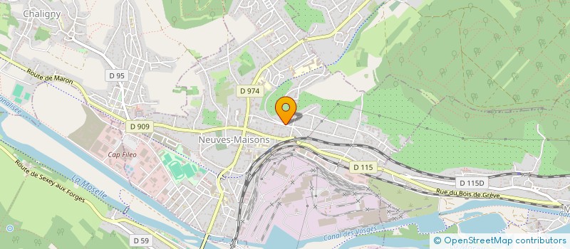 localisation de l'entreprise SCI VERVANDI  NEUVES-MAISONS