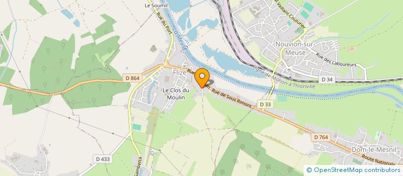 localisation de l'entreprise SCI VERVEINE  SAPOGNE-ET-FEUCHERES