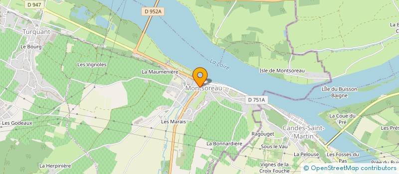 localisation de l'entreprise SCI VERVERT IMMO  MONTSOREAU