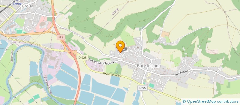 localisation de l'entreprise SCI VERVOORT  BUCY-LE-LONG