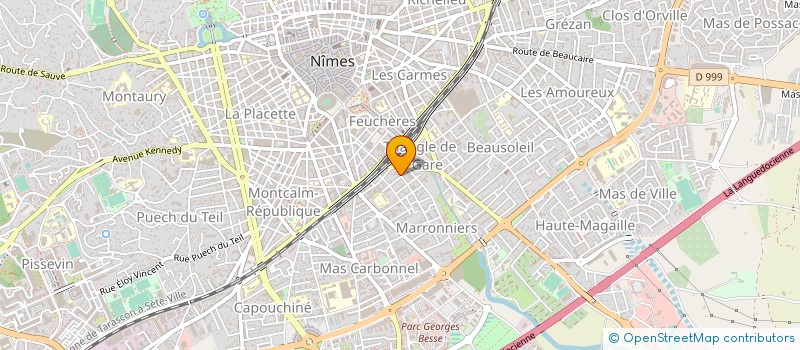 localisation de l'entreprise SCI VERY à NIMES