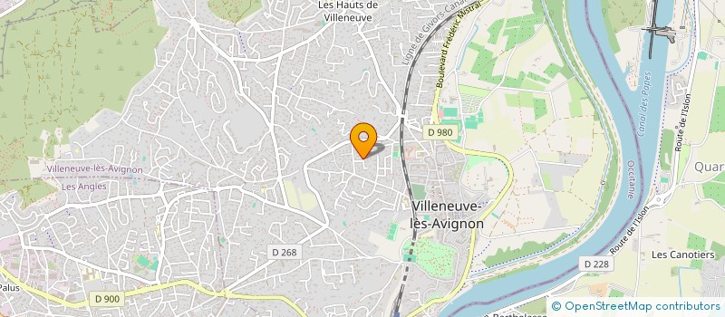 localisation de l'entreprise SCI VERY ET DELMULLE  VILLENEUVE-LES-AVIGNON