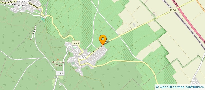 localisation de l'entreprise SCI VERZY ONGLETTES  VERZY