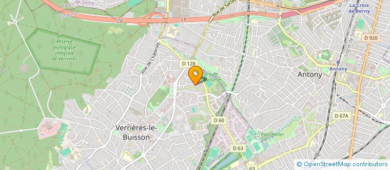 localisation de l'entreprise SCI VESALE 9 à VERRIERES-LE-BUISSON