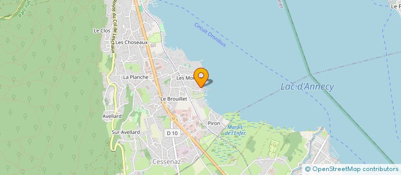 localisation de l'entreprise SCI VESANCY  SEVRIER