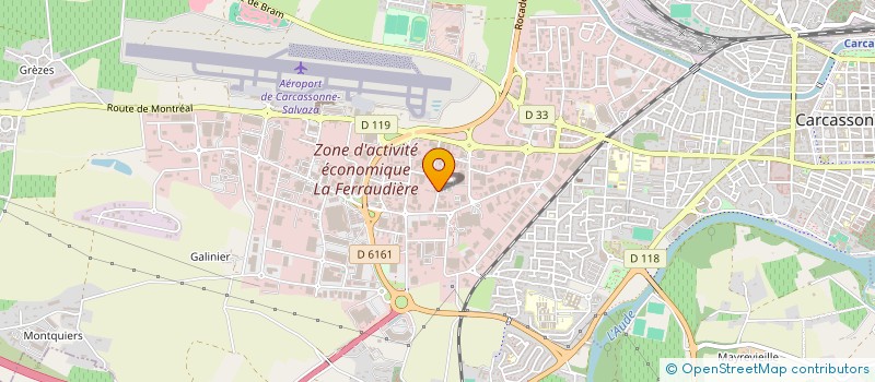 localisation de l'entreprise SCI VESCOVO à CARCASSONNE