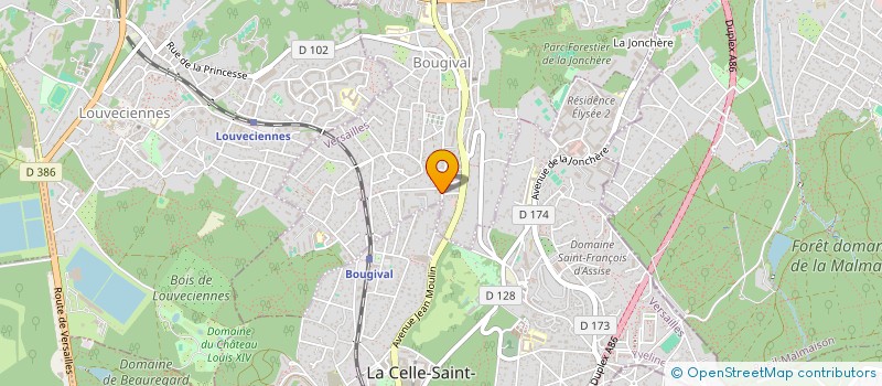 localisation de l'entreprise SCI VESINET PRINCESSE  BOUGIVAL