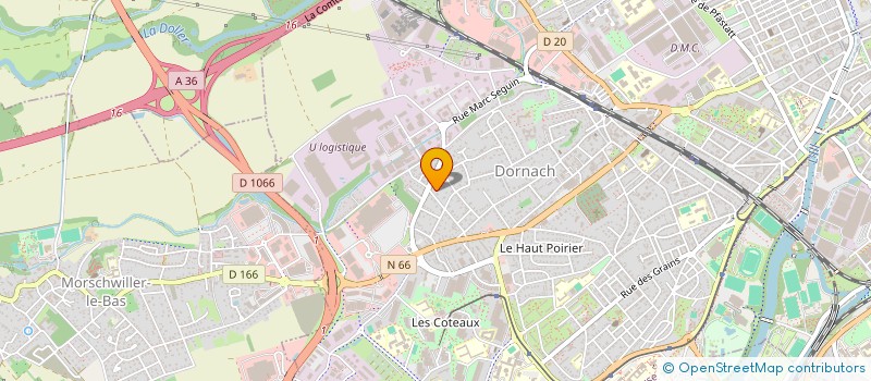 localisation de l'entreprise SCI VESJA  MULHOUSE