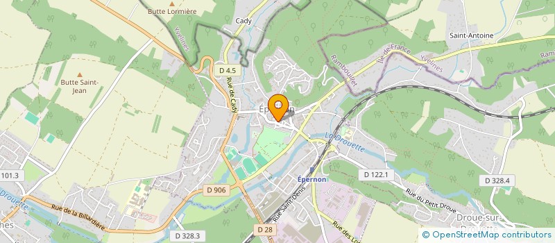 localisation de l'entreprise SCI VESNA à EPERNON