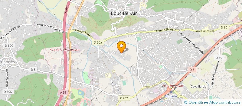 localisation de l'entreprise SCI VESPER à BOUC-BEL-AIR
