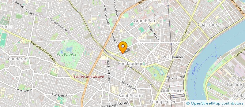 localisation de l'entreprise SCI VESPER  BORDEAUX