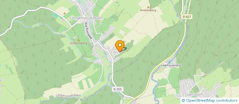 localisation de l'entreprise SCI VESTA  LANGENSOULTZBACH