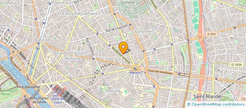 localisation de l'entreprise SCI VESTA  PARIS