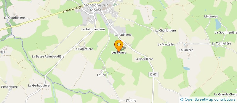 localisation de l'entreprise SCI VESTA à SEVREMOINE