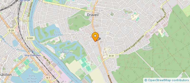 localisation de l'entreprise SCI VESTA à DRAVEIL