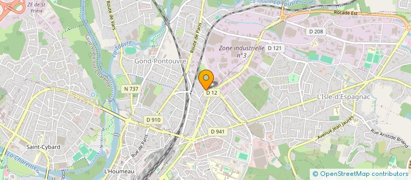 localisation de l'entreprise SCI VESTA  GOND-PONTOUVRE