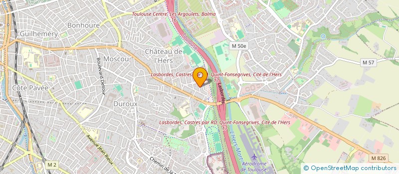 localisation de l'entreprise SCI VESTA à TOULOUSE