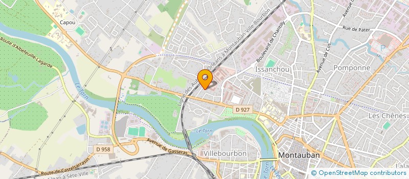 localisation de l'entreprise SCI VESTA  MONTAUBAN