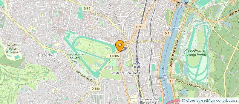 localisation de l'entreprise SCI VESTA  SAINT-CLOUD