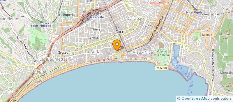 localisation de l'entreprise SCI VESTALE IMMOBILIER à NICE