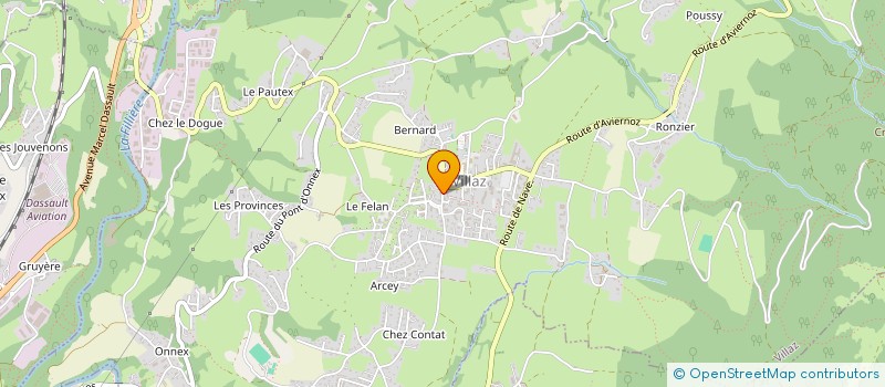 localisation de l'entreprise SCI VESTALIS  VILLAZ