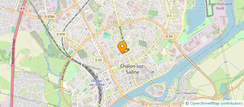 localisation de l'entreprise SCI VESVAL REMPART SAINT-PIERRE à CHALON-SUR-SAONE